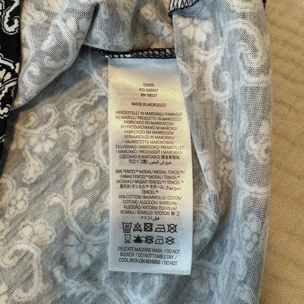 Boden Sweetheart Jersey Dress Sz 12 Long‎ Black Tencel Floral Long Sleeve Preppy